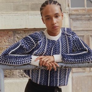 Maje Manihi chunky knit sweater